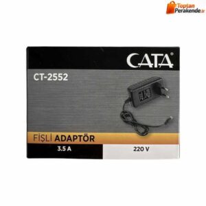 Cata-CT-2552-35-Amper-Fisli-Adaptor.jpg Cata CT-2552 3,5 Amper Fişli Adaptör